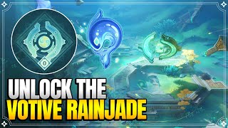 Votive Rainjade | The Cloud-Padded Path to the Chiwang Repose | World Quests |【Genshin Impact】