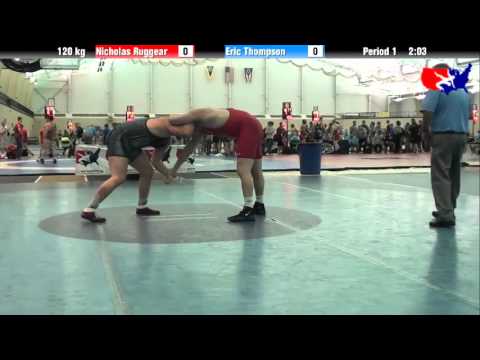 Nicholas Ruggear vs. Eric Thompson at 2013 ASICS University Nationals - FS