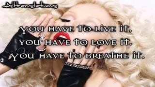 Love & Glamour Christina Aguilera Con Letra
