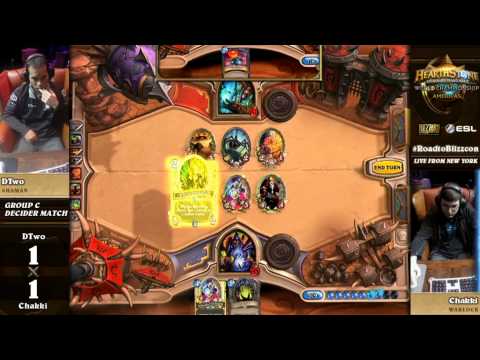 Hearthstone World Championship 2014 Americas Qualifier - Groupstage - DTwo vs Chakki