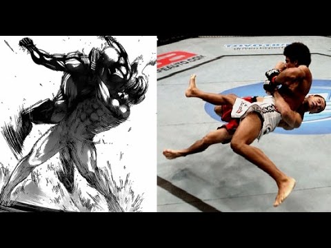 Attack On Titan: Eren Vs Armored Titan | Real Moves Used In MMA AMV