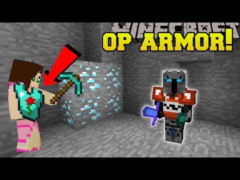 Minecraft: OVERPOWERED ARMOR!!! (SUPER SPEED MINING, FLYING & MORE!!) Custom Command