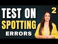 Test On Spotting Errors 2 English Grammar Tricks By Rani Ma Am For All Exams