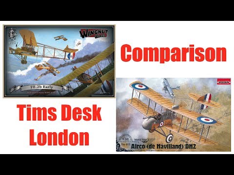 Wingnut Wings comparison Roden DH.2