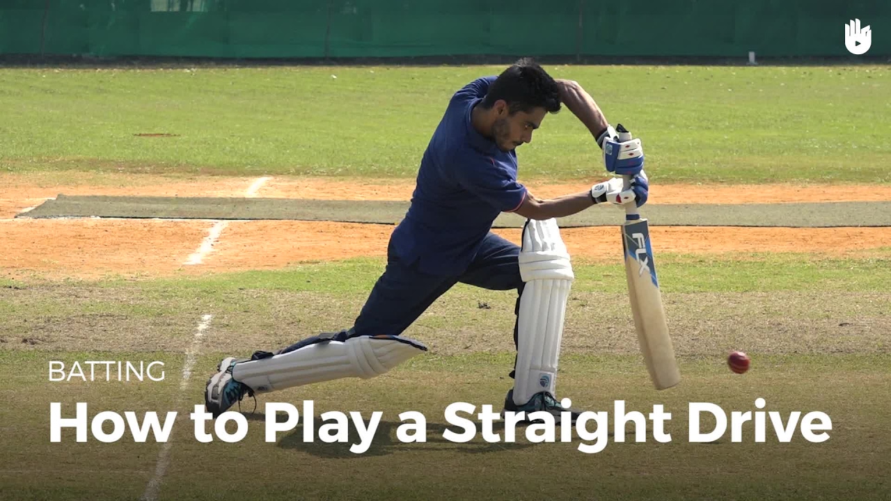 How to Play a Straight Drive How to Play Cricket Sikana