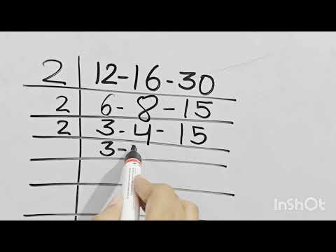 lcm of 12 16 30|12 16 30 का ल स म|#lcmnikalnasikhe #lcmkaisenikale #lcm#lcmbhagvidhi