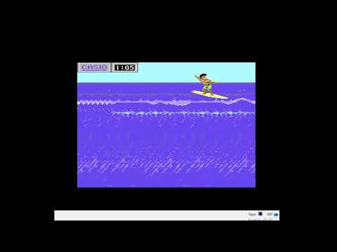 Commodore 64, Emulated, California Games, Surfing, 4.8 points