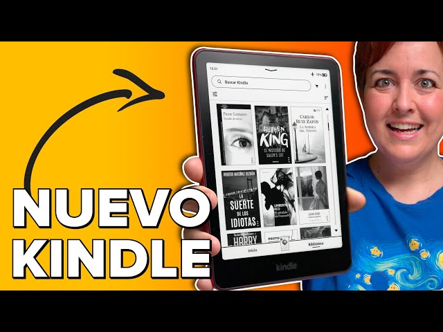 Vídeo relacionado con Amazon Kindle Paperwhite Signature Edition (última generación) | Nuestro Kindle más rápido, con luz frontal autorregulable, carga inalámbrica y semanas de batería | 32 GB | Verde jade metalizado