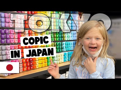 Onde comprar marcadores COPIC em Tóquio