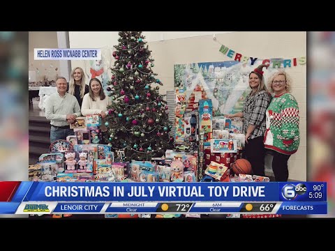 Helen Ross McNabb Christmas in July toy drive going online this year