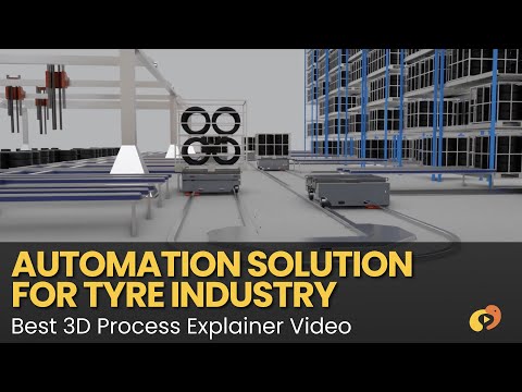 Tyre Manufacturing Automation | 3D Animation Explainer | Addverb