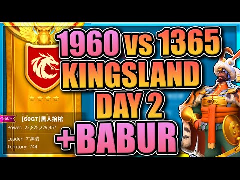 Babur Wheel + Kingsland Day 2 [1365 vs 1960] KvK in Rise of Kingdoms