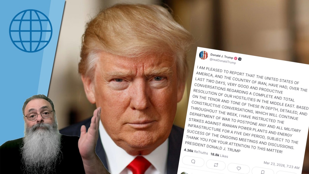 TRUMP diz que ESTÁ NEGOCIANDO com IRÃ e que GUERRA PODE ACABAR nos PRÓXIMOS 5 DIAS: VITÓRIA ou TACO?