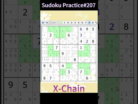 Sudoku Practice 207(X-Chain) #sudoku
