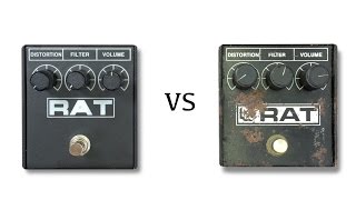 Video thumbnail for New RAT vs 1985 ProCo RAT White Face by shnobel