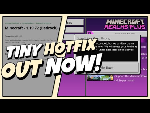 Catmanjoe - Minecraft PS4/PS5 NEW "TINY" UPDATE OUT NOW! - Version 2.61 / 1.19.72 + All Fixes!