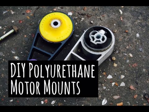 $10 DIY How to Make Polyurethane Engine Mounts - Filling Motor Mounts with Polyurethane