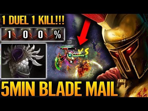 WTF 5 Min Blademail Most IMBA Pro Legion Commander Carry Epic Fun Gameplay Dota 2