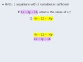 An Overview of GMAT Data Sufficiency – Lesson Thirteen – Common Myths, Part II