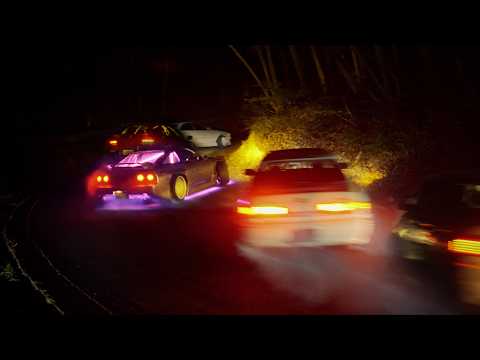 RAW Night Mountain Drifting in Japan *No Music* [4K] CLUTCH KICKBACK Round 2 Gunsai Touge