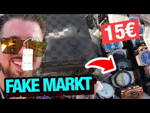 FAKE MARKT in Spanien! Rolex Händler droht mit Polizei! 😱 🇪🇸