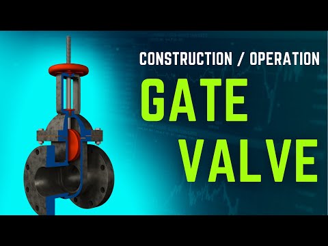 Gate Valve - Working Animation and Parts