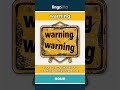 warning - a sign or message that tells... video thumbnail