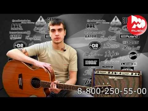 Видео-обзор товара Электроакустическая гитара Washburn WG16SCE