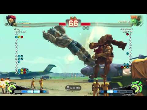 SSFIV Online: Fujino (Akuma) vs shamisen3 (Blanka) TRUE-HD QUALITY