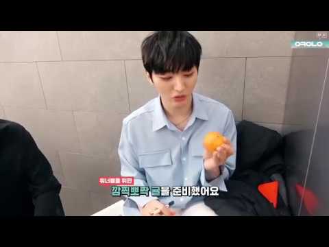 1229 Wanna One l 오케워너원 Ep.37 "＜봄바람＞ 대기실 이야기 Part.2" 윤지성 cut