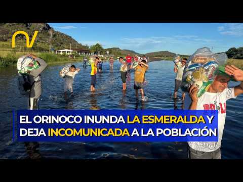 ¡EMERGENCIA EN AMAZONAS! Se desborda el Río Orinoco e inunda la pista de La Esmeralda