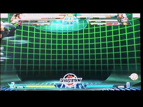Devastation 2011 MVC3 Grand Finals Pt. 1 col.CC.Combofiend vs. EG Justin Wong