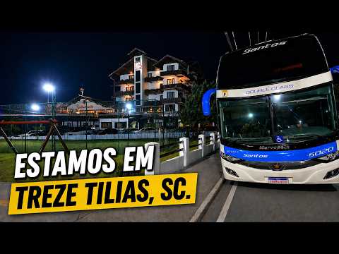 VIAGEM PARA Treze Tílias SC | SAINDO DE CASA