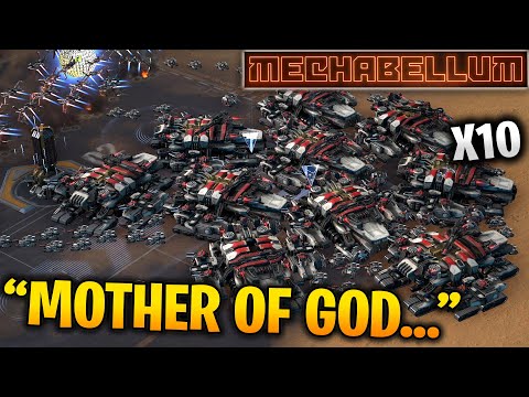 "He Bought 10 WAR FACTORIES!" - CRAZIEST FFA Strategy Ever - Mechabellum Cast