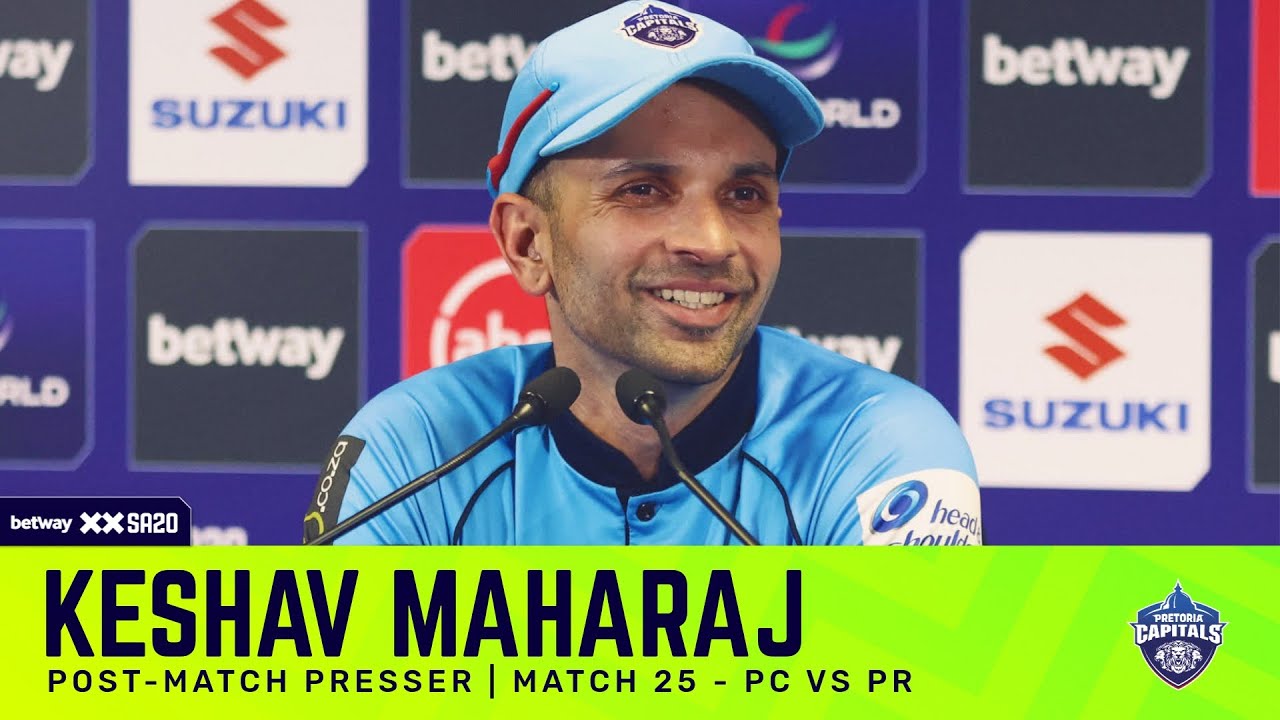 Keshav Maharaj, Pretoria Capitals | PCvPR Post-match presser