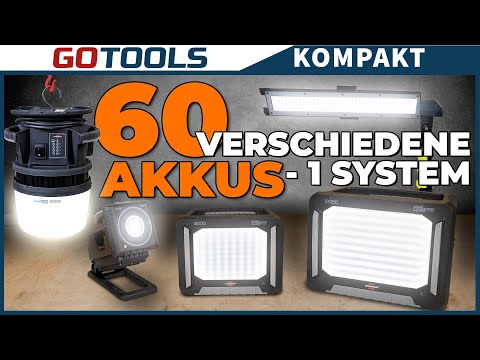 Die neuen MultiBattery von Brennenstuhl! LED AKKU 18V Arbeitsleuchten mit mehr Marken-Kompatibilität