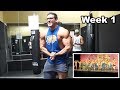 Weekend at Europa | PULL DAY at Epic Gold's Gym | END OF WEEK 1 POSING UPDATE