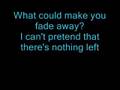 Diecast - fade away (with lyrics) 