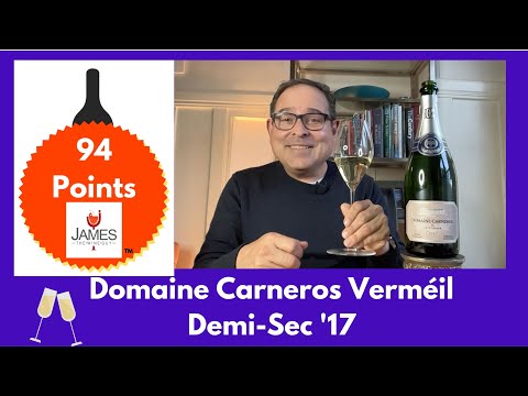 Domaine Carneros Verméil Demi-Sec '17 - 94 Points #sparklingwine