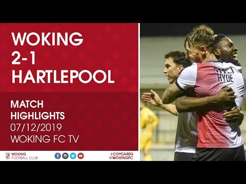 Woking 2 - 1 Hartlepool United | Match Highlights