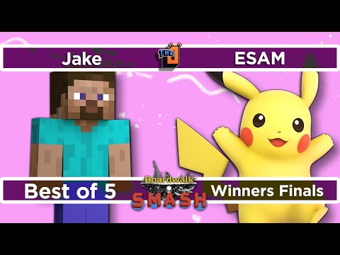 BWS 50 Winners Finals - Jake (Steve) v ESAM (Pikachu, Minmin) - CFL SSBU