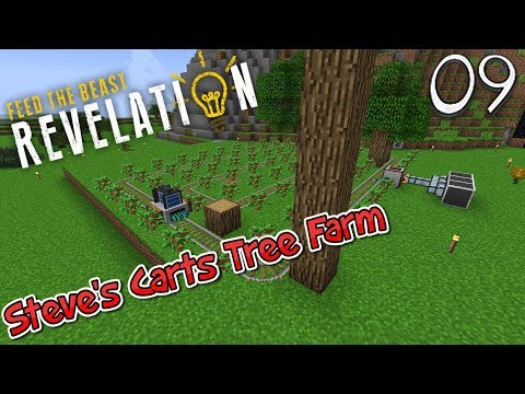 Lets Play Feed The Beast Revelation - Steve's Carts Tree Farm (9)