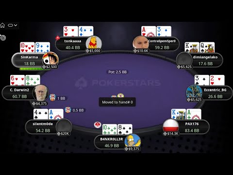SCOOP 2023 62-H $10,300 PKO High Roller C. Darwin2 | tonkaaaa | SinKarma - Final Table Replay