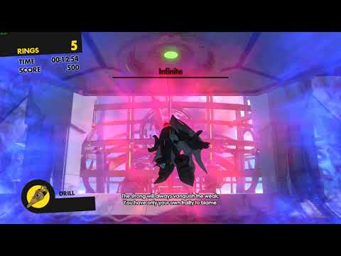 Sonic Forces (PC): Stage 17 - VS. Infinite - Time Attack - 14.68