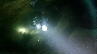preview picture of video 'Deep Cave Dive in Portroe Quarry Ireland-  Using Sidemount Configuration (Razor System)'