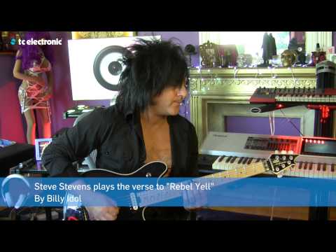 Tip of the month: Steve Stevens shows how to play "Rebel Yell"