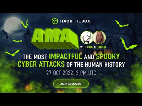 HTB Stories 0x11 - Cyber Horror Stories w/0xdf & Dinosn