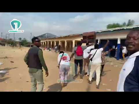 NPP Elections: Mustapha Muhammed Arrives in SHS Outfit, Draws Cheers at Awutu Senya East