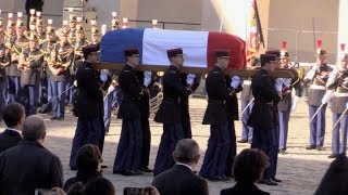 Ceremonie de l’hommage nationale de Charles Aznavour a Paris