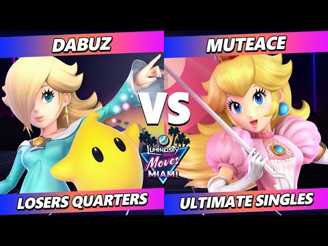 LMM Miami 2023 Top 8 - Dabuz (Min Min, Rosalina) Vs. MuteAce (Peach) Smash Ultimate - SSBU